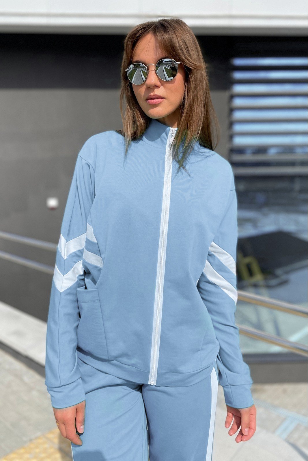 Спортивный костюм 2150 голубой Rumoda купить в интернет магазине Велесмода